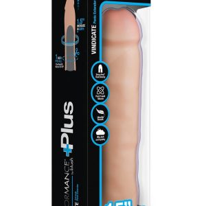 PERFORMANCE PLUS 3 INCH SILICONE PENIS XTENDER BEIGE