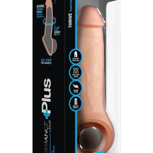 PERFORMANCE PLUS THRIVE 2.5 INCH SILICONE PENIS XTENDER BEIGE