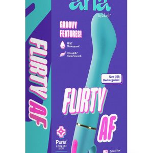 ARIA FLIRTY AF 2.0 RECHARGEABLE VIBE TEAL