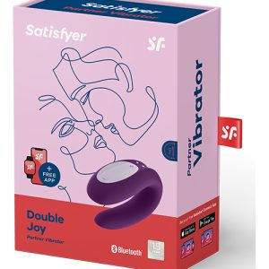 SATISFYER DOUBLE JOY CONNECT APP PURPLE