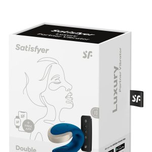 SATISFYER DOUBLE LOVE CONNECT APP BLUE