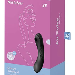 Czarny wibrator Satisfyer Curvy Trinity 4