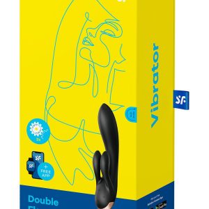 SATISFYER DOUBLE FLEX CONNECT APP BLACK
