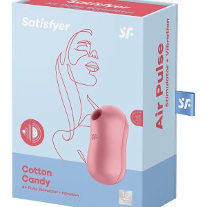 SATISFYER COTTON CANDY LIGHT RED