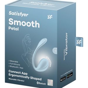 SATISFYER SMOOTH CONNECT APP PETAL LIGHT BLUE