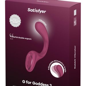 SATISFYER G FOR GODDESS 2 WINE RED