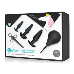 B-VIBE ANAL EDUCATION SET BLACK