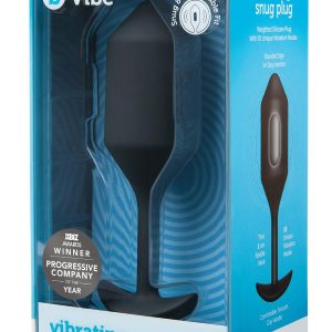 B-VIBE VIBRATING SNUG PLUG 4 BLACK