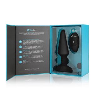 Bardzo duży korek wibracyjny b-Vibe Rimming Plug XL