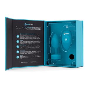 B-VIBE VIBRATING JEWEL PLUG S/M TEAL