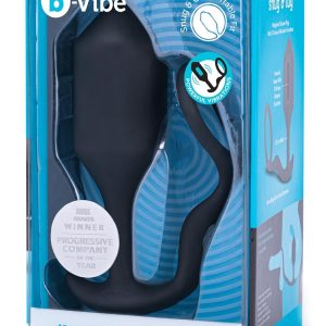 Wibrująca wtyczka analna z pierścieniem na penisa Snug Tug XL B-Vibe