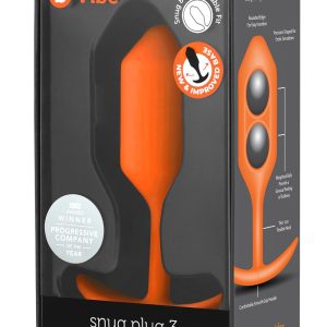 B-VIBE SNUG PLUG 3 ORANGE