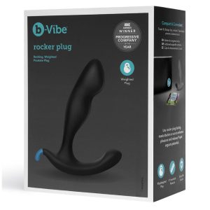 Czarna wtyczka B-Vibe Rocker Plug