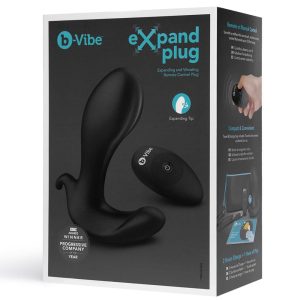 Czarna wtyczka B-Vibe Expand Plug
