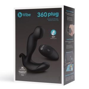 Czarna wtyczka do prostaty B-Vibe 360