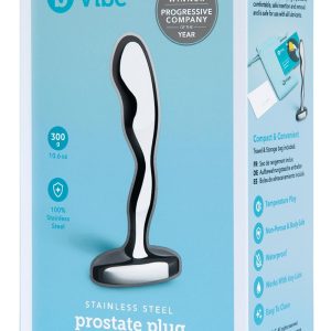 B-VIBE STAINLESS STEEL PROSTATE PLUG
