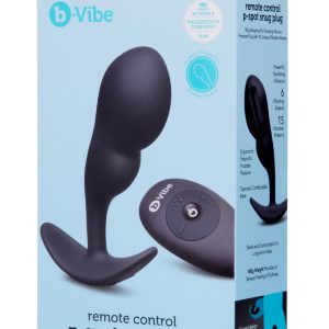 B-VIBE REMOTE CONTROL P-SPOT SNUG PLUG 145GR BLACK