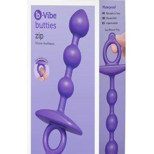 B-VIBE ZIP SILICONE ANAL BEADS