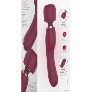LE WAND FLAT TOP FUSION G 2-IN1 DOUBLE ENDED WAND VIBRATOR