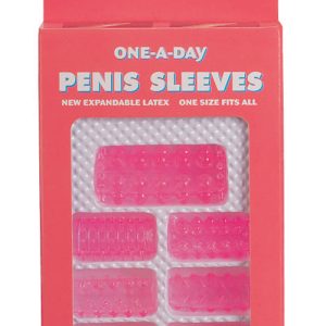 Różowy zestaw rękawów na penisa One-A-Day