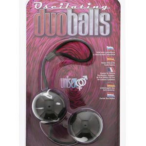 MARBILIZED DUO BALLS - BLACK