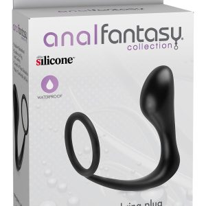 ANAL FANTASY COLLECTION ASS-GASM COCKRING PLUG BLACK