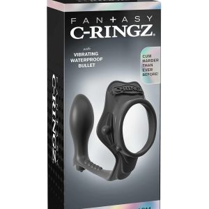 FANTASY C-RINGZ ROCK HARD ASS-GASM BLACK