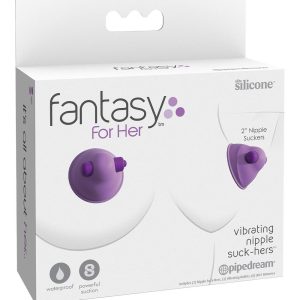 Wibrujące zaciski na sutki Vibrating Nipple Suck-Hers
