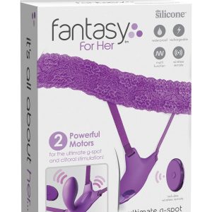 FANTASY FOR HER ULTIMATE G-SPOT BUTTERFLY STRAP-ON PURPLE