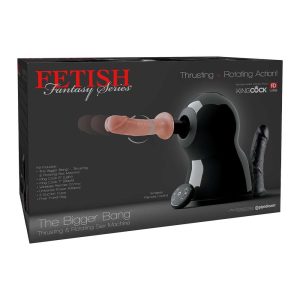 FETISH FANTASY SERIES THE BIGGER BANG THRUSTING & ROTATING SEX MACHINE BLACK