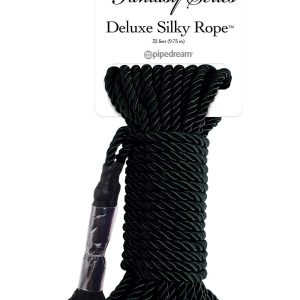 FETISH FANTASY SERIES DELUXE SILK ROPE BLACK