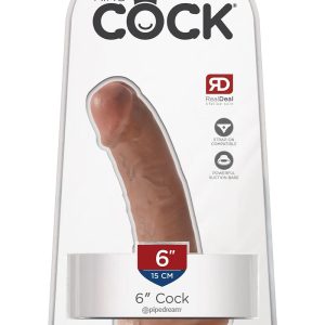 KING COCK 6 INCH COCK TAN