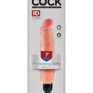 KING COCK 7 INCH VIBRATING STIFFY LIGHT