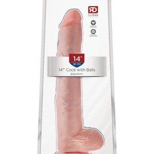 KING COCK 14 INCH COCK WITH BALLS LIGHT