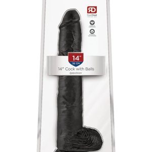 Dildo King Cock 14 Inch z jądrami