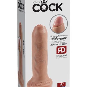 KING COCK 6 INCH UNCUT LIGHT