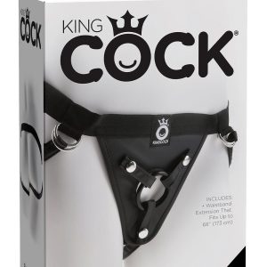KING COCK FIT RITE HARNESS BLACK