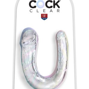 KING COCK CLEAR MEDIUM DOUBLE TROUBLE CLEAR