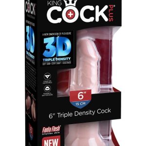 KING COCK PLUS 6 INCH TRIPLE DENSITY COCK LIGHT
