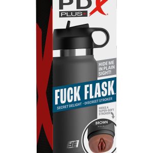 PDX PLUS FUCK FLASK SECRET DELIGHT DISCREET STROKER BROWN