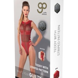 GP PRINTED TEDDY W. STRIPED PATTERN, XL