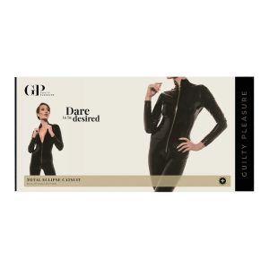 GUILTY PLEASURE TOTAL ECLIPSE CATSUIT BLACK, L