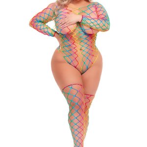 TASTE THE RAINBOW TEDDY & THONG, QS