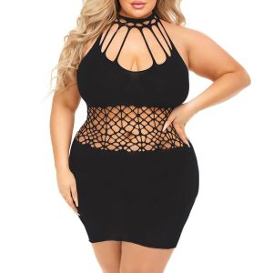 RICH B PHASE DRESS BLACK, QS