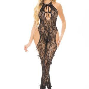 Czarny bodystocking Love Me Harder
