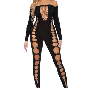 BOUJEE GANG BODYSTOCKING BLACK, OS