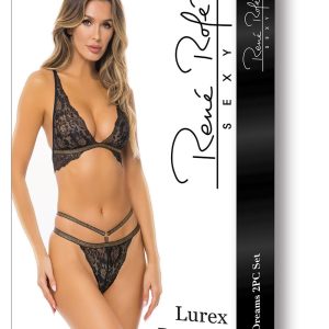 LUREX DREAMS 2PC SET BLACK, M/L