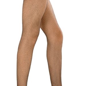 CROTCHLESS FISHNET PANTYHOSE BLACK, OS