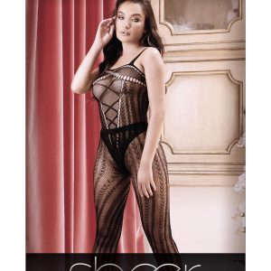 IN YOUR DREAMS 2PC BODYSUIT & HIGH WAIST LEGGINGS BLACK, OS