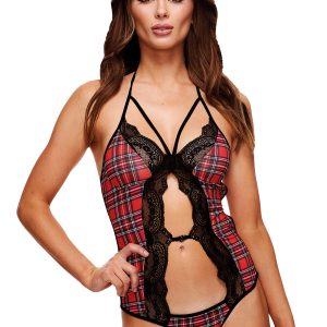 TEACHERS PET SCHOOLGIRL PEEK-A-BOO TEDDY RED, M/L